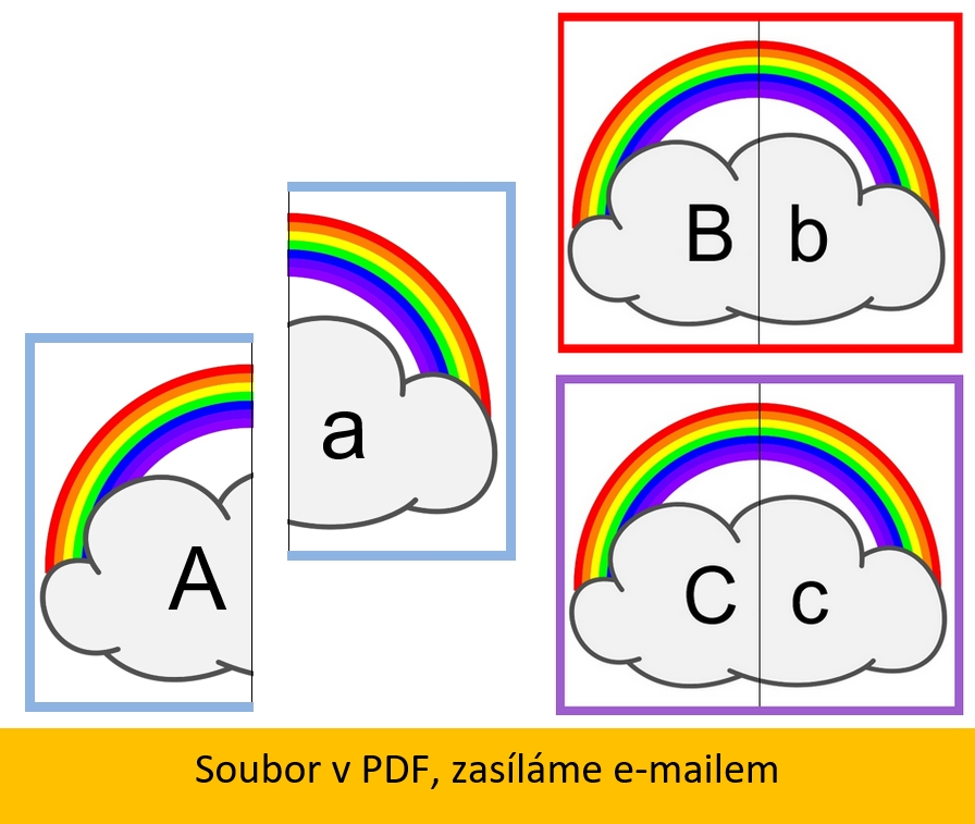 abeceda skládačka, obr